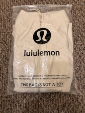 Lululemon Women's Define Jacket Size 8 White/Gold Full Zip