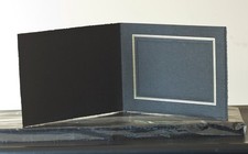 25 Pack Photo Folders 5X7 , Black Gold Lined Picture Frame , Custom Made in USA