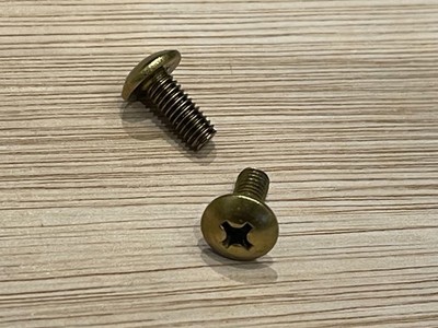 Hahnventil Kartuschenschrauben 10mm langes Gewinde PAAR