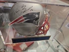 Tom Brady Signed New England Patriots Mini Helmet COA