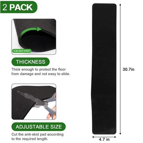 Antideslizante para Muebles con 2 Piezas Cojines de Riel Antideslizantes para Estabilidad - Imagen 8 de 12