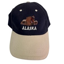 Alaska Hat 100 Cotton Bear Spellout Embroidered Baseball Cap