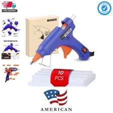 Compact 20W Hot Glue Gun with Fast Heat-Up & Anti-Drip Design for Artists
