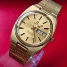 VINTAGE  1977   MEN  OMEGA  SEAMASTER   AUTOMATIC  GOLD  SERVICED 1022  DAY DATE