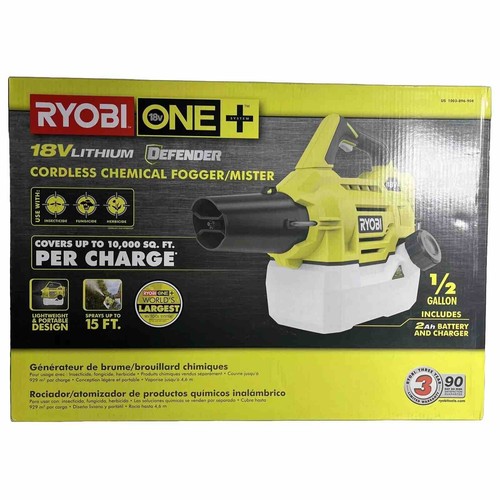 Ryobi Chemical Fogger/Mister Kit One+ 18 Volt Cordless w/ Battery