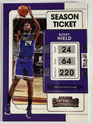 2021-22 Panini Contenders NBA Sacramento Kings Buddy Hield