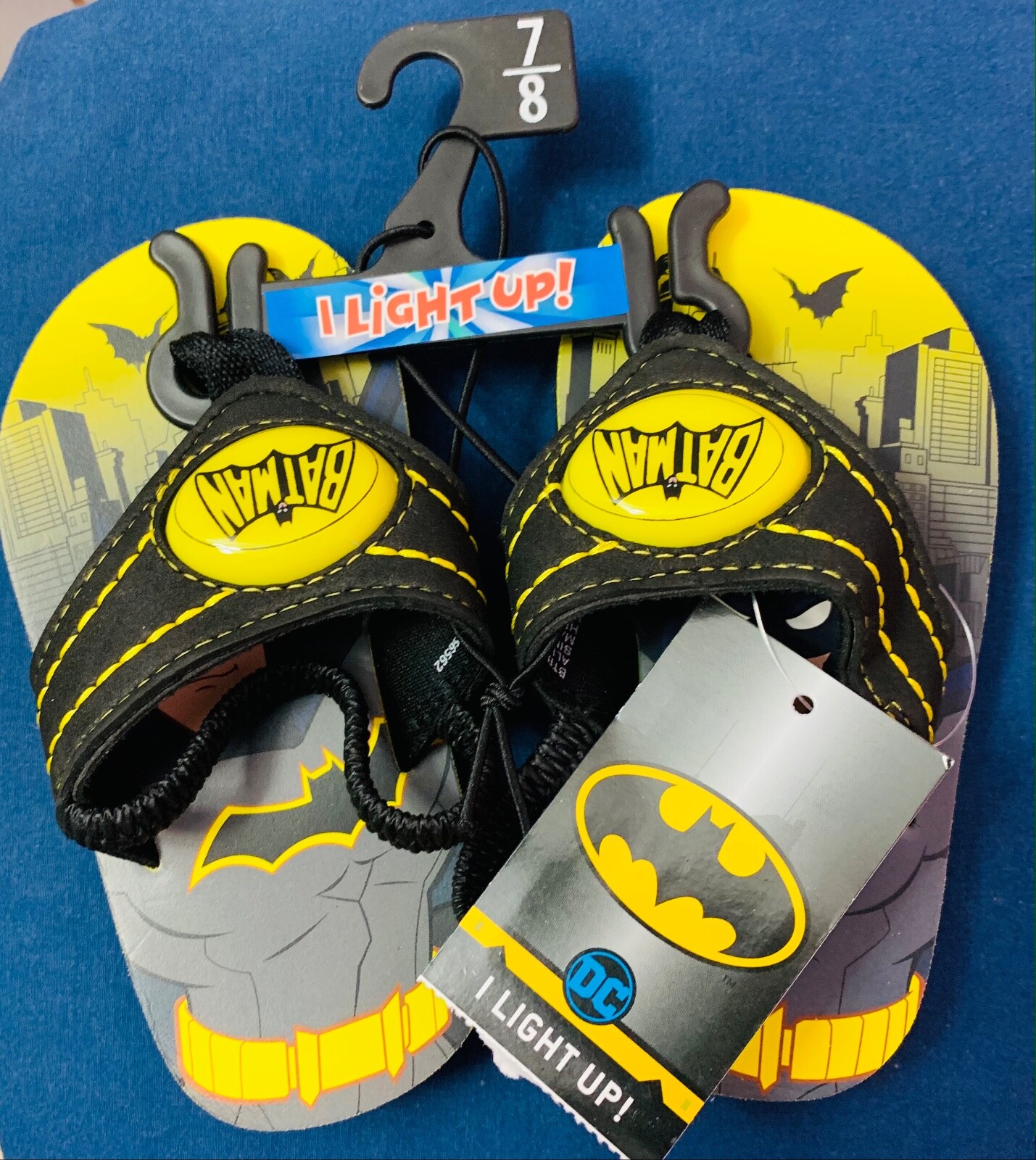 light up batman sandals