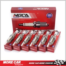 6Pcs Spark Plugs fit for BMW INFINITI Mercedes-Benz Nissan 370Z Subaru WRX