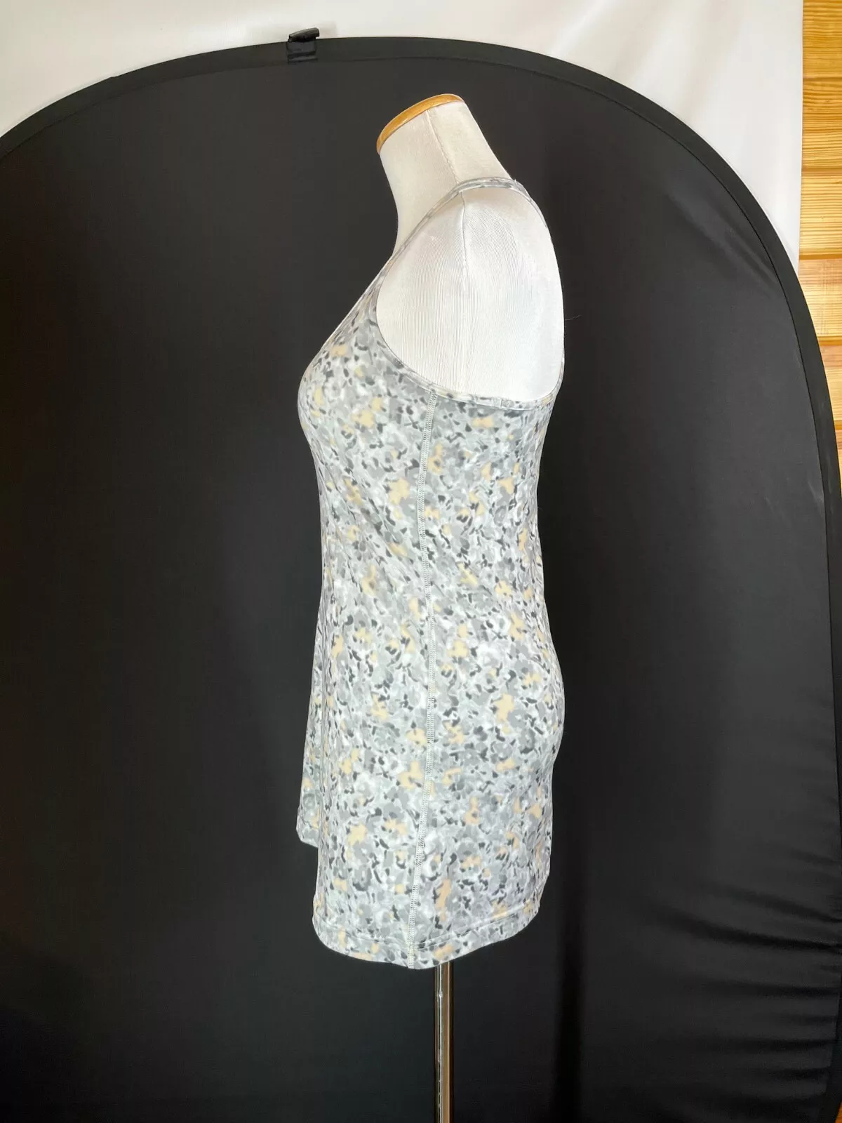lululemon cool racerback not so petite fleur silver spoon tank-top