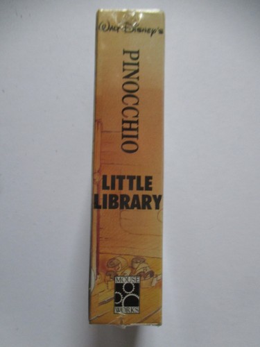 Walt Disney Pinoccchio 4 X Book Little Library New Sealed & Unopened - Foto 4 di 4