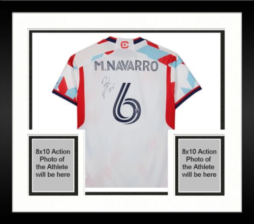 FRMD Miguel Navarro Chicago Fire FC Signed MU #6 Jersey 2023 MLS Season-Size S - Zdjęcie 1 z 5