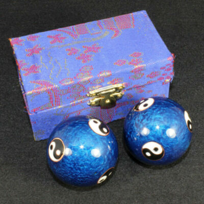 1 Set exercise balls Small Baoding Balls with Chime Asian Hand | eBay