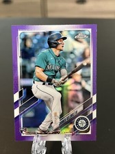 2021 Jarred Kelenic Topps Chrome Update PURPLE REFRACTOR Rookie RC #USC20