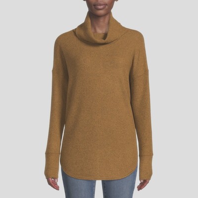 time and tru women's cowl neck tunic sweater