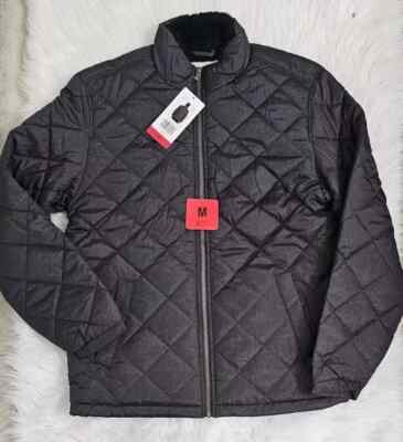 Weatherproof Vintage Men’s Fleece Lined Collared Puffer Jacket H24