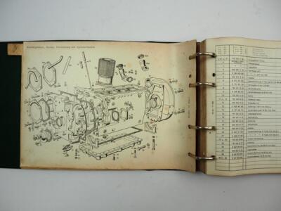Güldner ADN Dieselschlepper Ersatzteilliste Ersatzteilkatalog 1960 Montageanweisungen - Angerer