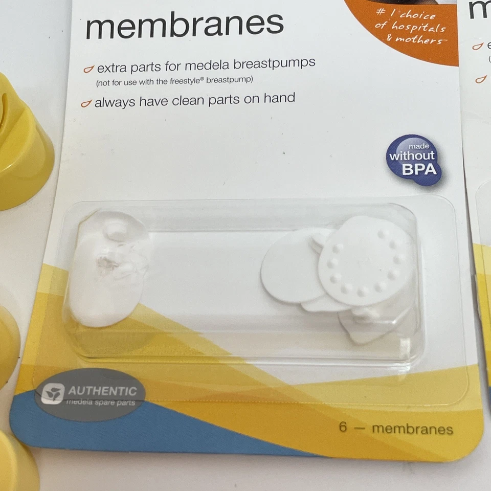¡RÁPIDO! Medela Extractor de leche Piezas de repuesto Válvula Membrana 6x Válvulas 9x Membranas Foto 3 de 4