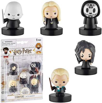 Harry Potter Stampers 5pk Bellatrix Death Eater Voldemort Lucius Draco