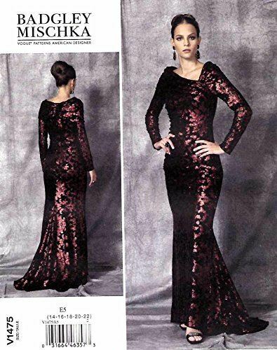 Vogue Sewing Patterns 1475 Misses Lined Dress Evening Size 14-22 A5 | eBay Vogue Sewing Patterns 1475 Misses Lined Dress Evening Size 14-22 A5 | eBay