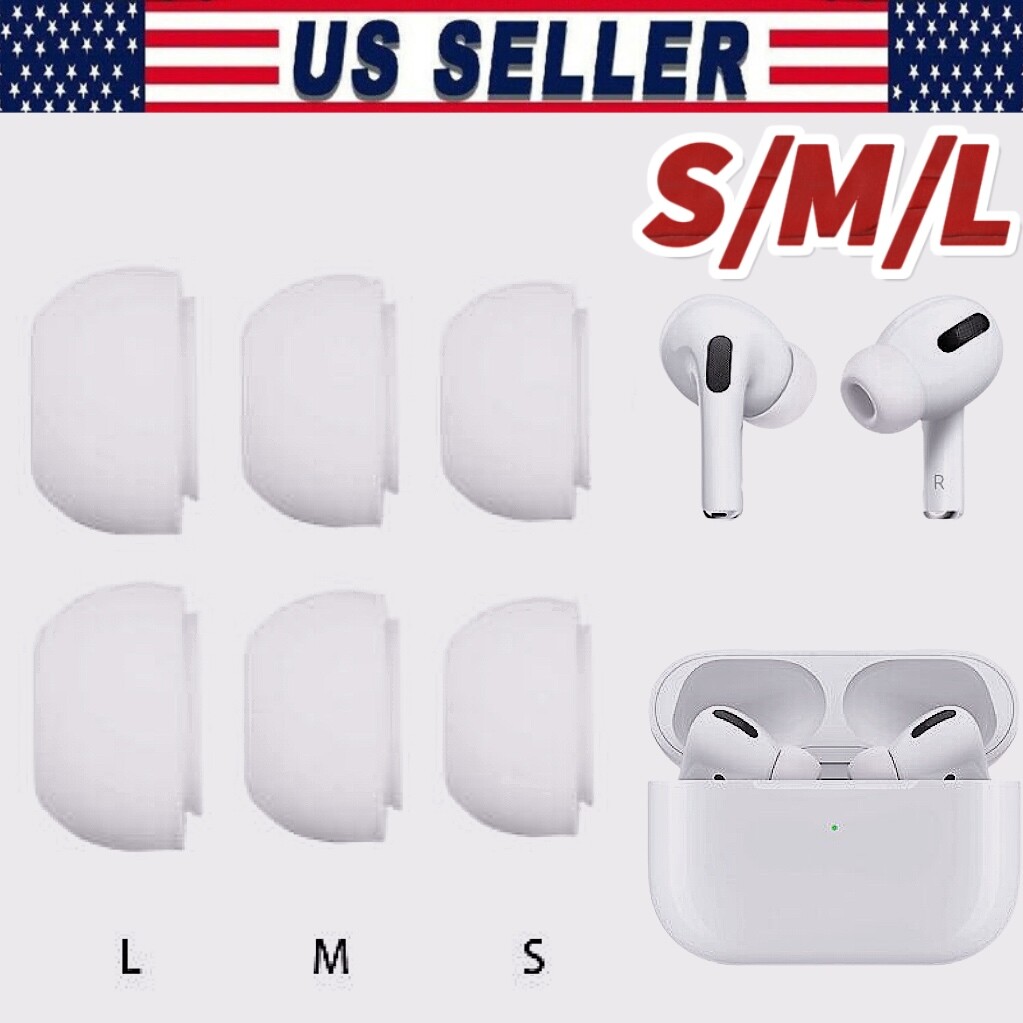 2-10Pc For Apple Airpods Pro NEW Ear Tips Replacement Accessories Cover (S/M/L)-image