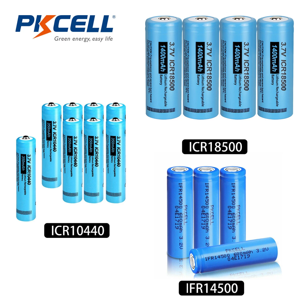 14500 Batteries [AA Lithium-Ion]