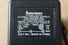 INTERMEC 320-066-042 AC Adapter 12V 1A Class 2 Power Supply RT Angle 490008-103