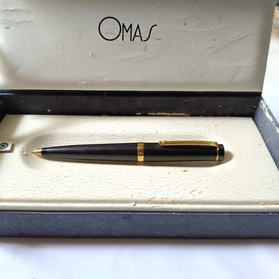 Omas Gold Trim Resin Ball Pen