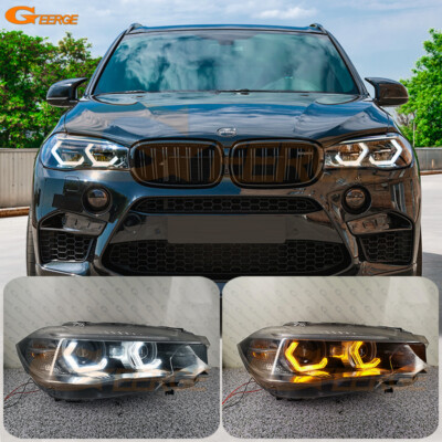 For BMW X5 X6 F15 F16 F85 F86 Concept M4 Iconic Style LED Angel Eyes Halo Rings