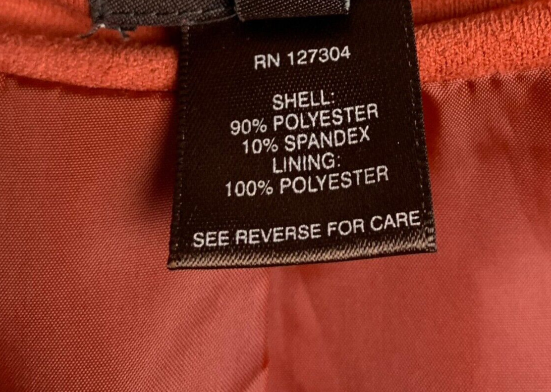 Multiples Jacket Orange Cutout Design Collarless … - image 10