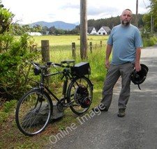 Photo 6x4 Vintage motorised bicycle Baravullin A vintage motorised bicycl c2011
