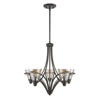 Golden Lighting 1648-5 Burnt Sienna Olympia 5 Light Chandelier on sale Golden Lighting 1648-5 Burnt Sienna Olympia 5 Light Chandelier on sale