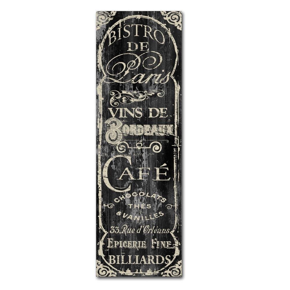 6x19-Inch Paris Bistro VII, 6 in x 19 in