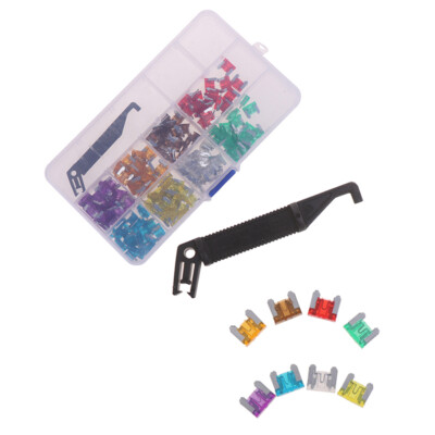 100x Micro Auto Low Profile Mini-Flachsicherungssatz 3A5A7.5A10A15A 20A25A