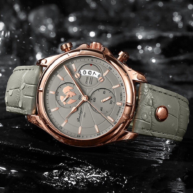 Men's Watches - Fashion Waterproof Chronograph Top Brand Luxury Quartz Watch (MA9)(F84)