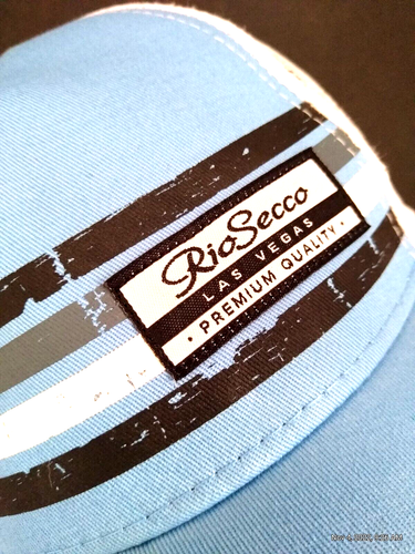 Rio Secco Las Vegas Golfschlägermütze hellblau mit weißem Netz