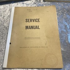 Phonograph  Service Manual Mills Do-Re-Mi and De Luxe Novelty Co Complete Rare