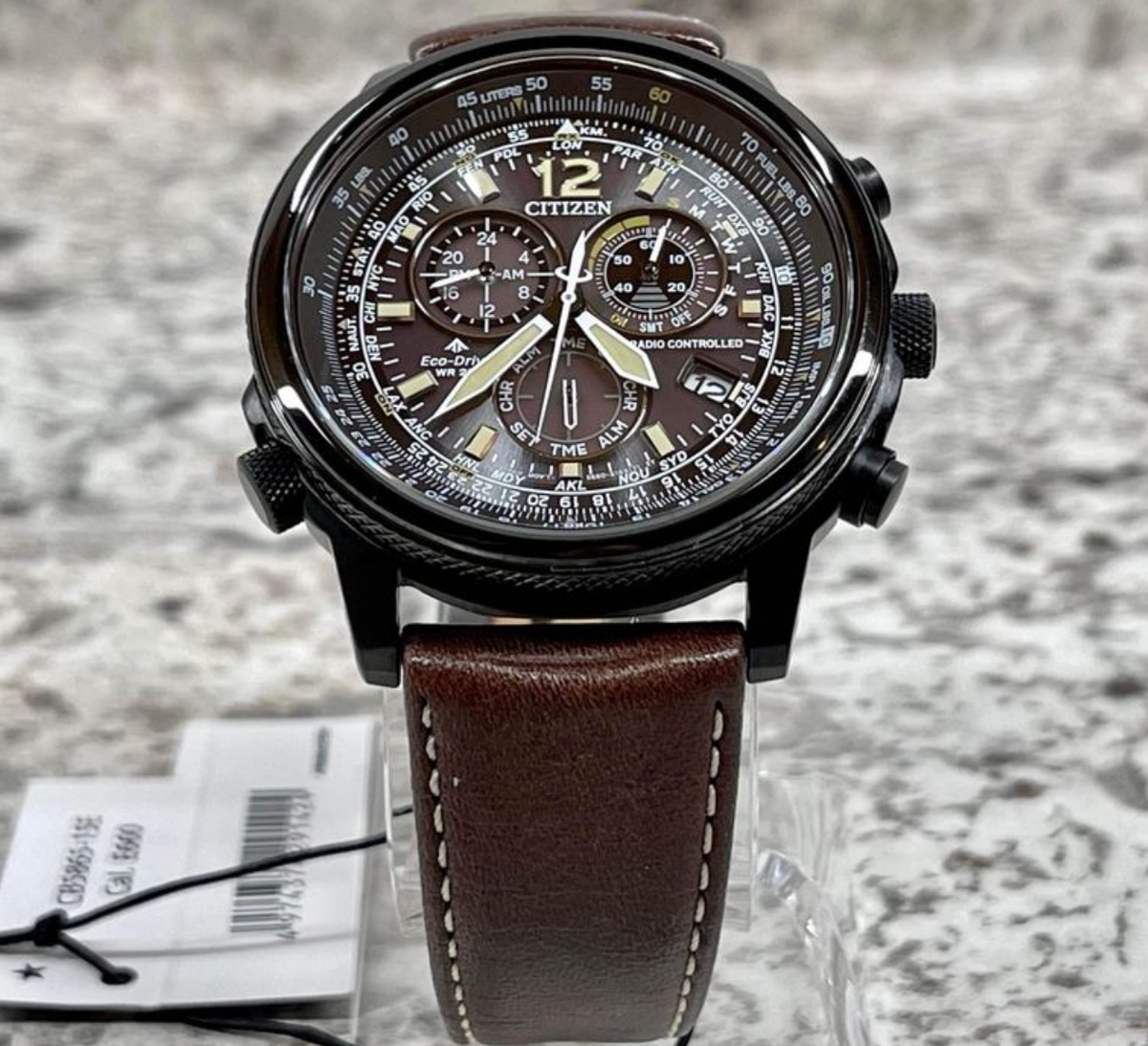 CITIZEN プロマスター スカイCB5865-15E Eco-Drive シチズン CB5865-15E 電波時計 エコドライブ 海外イタリアモデル