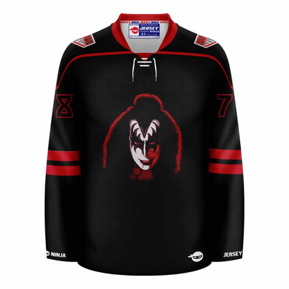 KISS The Solo Albums The Demon Hockey Jersey