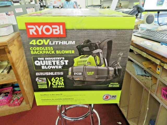ryobi 40v whisper series backpack blower kit