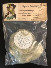 NEW Vintage Byron Doll Wigs Style B-30 Multistyle Honey Blond Size 8