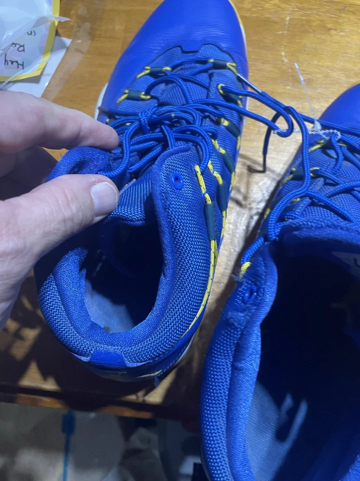 Men's Size11 Nike Prime Flight Jordans Golden State Warriors Sneakers Shoes Foto 2 de 4