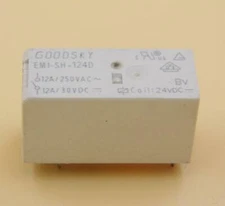 EMI-SH-124D EMI-SS-124D 24VDC Goodsky General Purpose Relay 12A 5Pins x 5PCS