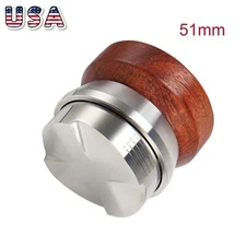 51mm Coffee Distributor Distribution Leveler Tool Adjustable Depth 4 Blade Base