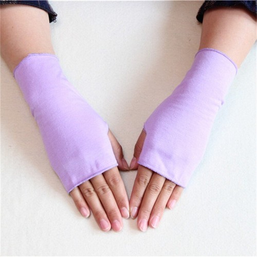 Outdoor Summer Modal Gloves Anti-Slip Short Elastic Sunshade Sun Cycling Thin - Picture 17 of 26
