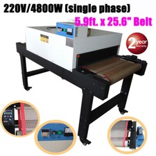 PICKUP 220V 4800W T-shirt Conveyor Tunnel Dryer 5.9ft.x25.6" for Screen Printing