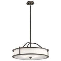 Elstead Emory HäNgeleuchte E27 4-Fach 29Cm Bronze Klassisches Zinn