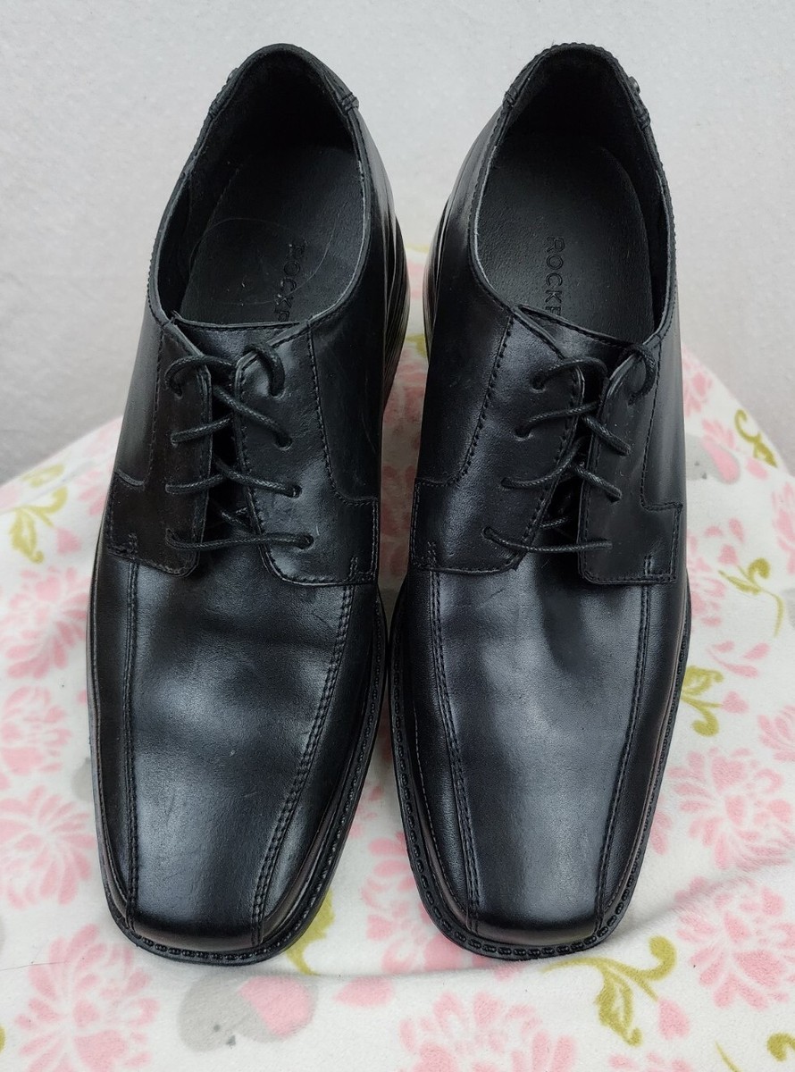 NEW Rockport Mens Shoes Black 9 M Felson Oxford Shoes Lace Up