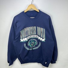 Vintage 90s Russell Athletic Northern Iowa Panthers University Sweatshirt XL