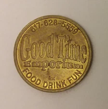 Good Time Emporium Somerville, MA Arcade Game Token 24mm