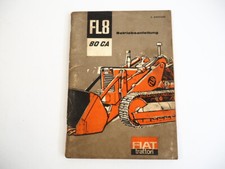 Fiat FL8 80 CA Manuale Uso e Manutenzione Trattore Catena 1964